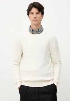 Tommy Hilfiger pulover barbatesc din bumbac imagine