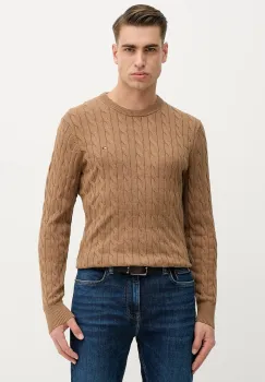 Tommy Hilfiger Pulover barbati de bumbac imagine