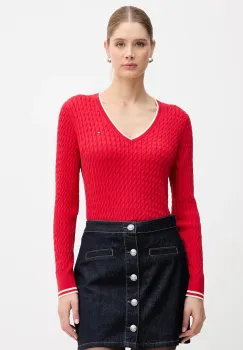 Tommy Hilfiger pulover de bumbac imagine