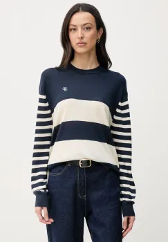 Tommy Hilfiger Pulover pentru femei, cu amestec de matase imagine