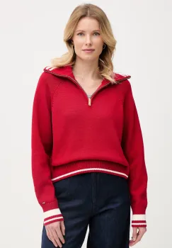 Tommy Hilfiger pulover pentru femei, din bumbac imagine