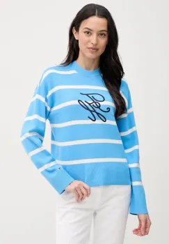 Tommy Hilfiger pulover pentru femei, din bumbac imagine