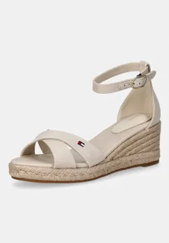 Tommy Hilfiger sandale wedges MID WEDGE ESPAD X CROSS imagine