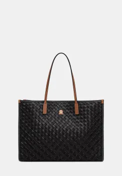 Tommy Hilfiger tote bag pentru femei, cu imitatie de piele imagine