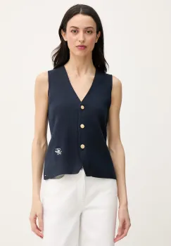 Tommy Hilfiger vesta pentru femei, din bumbac imagine