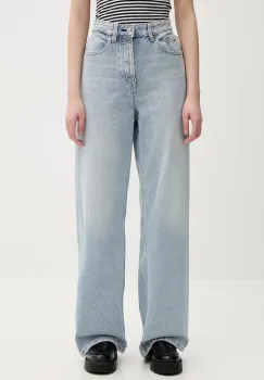 Tommy Jeans blugi wide leg pentru femei imagine