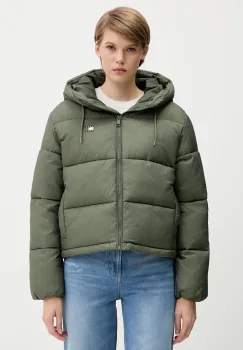 Tommy Jeans geaca culoarea verde, de iarna, DW0DW21625 imagine