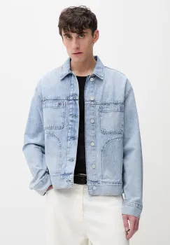Tommy Jeans geaca de tranzitie pentru barbati, din denim imagine