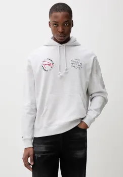 Tommy Jeans hanorac cu gluga pentru barbati, din bumbac imagine