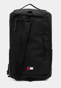 Tommy Jeans rucsac culoarea negru, mare, uni, AM0AM13407 imagine