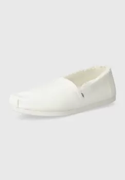 Toms espadrile Alpargata culoarea alb, 10020655 imagine