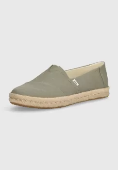 Toms espadrile Alpargata Rope 2.0 culoarea verde, 10020859 imagine