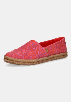 Toms espadrile DIAMOND GLOBAL culoarea rosu, 10021885 imagine