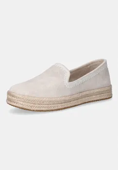 Toms espadrile pentru femei, din piele intoarsa CAROLINA imagine
