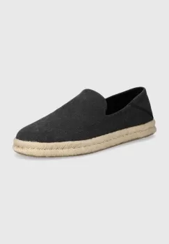 Toms espadrile Santiago culoarea negru, 10019869 imagine