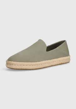 Toms espadrile Santiago culoarea verde, 10020071 imagine