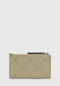 Tory Burch portofel de piele femei, culoarea verde imagine