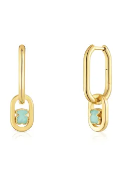 Tous cercei din argint placati cu aur imagine