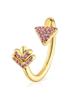 Tous inel de dama din argint placat cu aur imagine