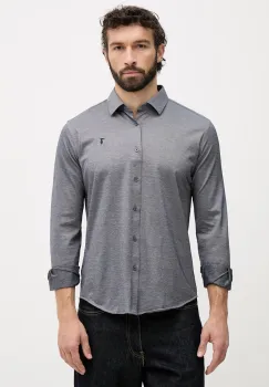 Trussardi camasa pentru barbati, cu bumbac imagine