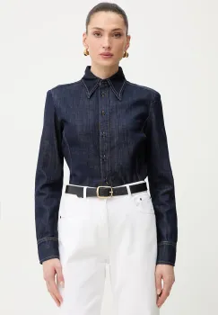 Trussardi camasa pentru femei, din denim imagine