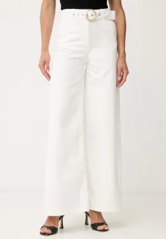 Twinset blugi wide leg feminini imagine