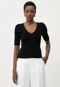 Twinset bluza cu volane pentru femei, cu vascoza imagine