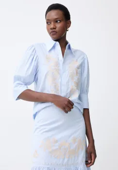 Twinset camasa pentru femei, din bumbac imagine