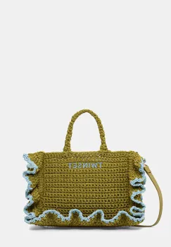 Twinset geanta crossbody pentru femei impletita imagine