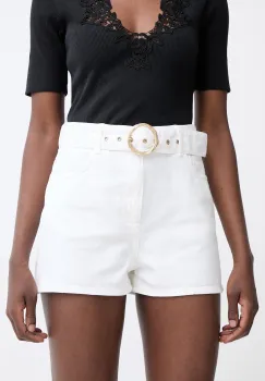 Twinset pantaloni scurti de dama din denim imagine