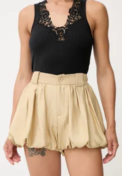 Twinset pantaloni scurti pentru femei, cu vascoza imagine