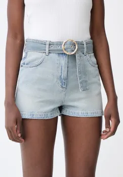 Twinset pantaloni scurti pentru femei, din denim imagine