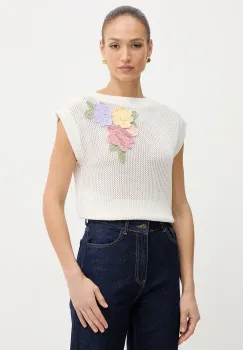 Twinset pentru femei, din bumbac imagine