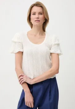 Twinset pulover pentru femei, din bumbac imagine