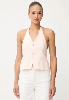 Twinset vesta pentru femei, cu lyocell imagine