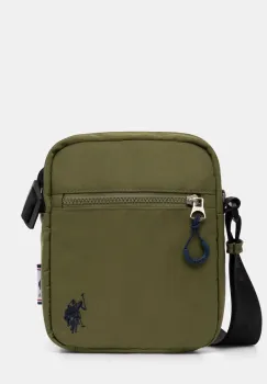 U.S. Polo Assn. borseta Bigfork culoarea verde, BIUB55676MIA imagine