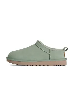 UGG papuci din piele intoarsa W Classic Micro imagine