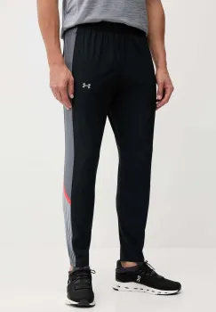 Under Armour pantaloni de antrenament Velociti Storm culoarea negru, cu imprimeu, 6005899 imagine