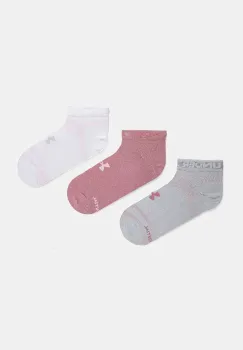 Under Armour sosete Essential 6-pack culoarea roz, 1386239 imagine