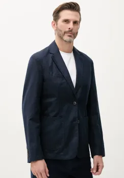 United Colors of Benetton blazer din amestec de in culoarea bej imagine