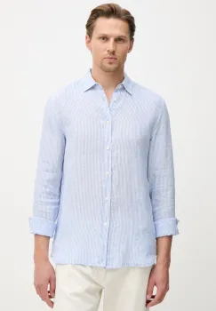 United Colors of Benetton camasa barbateasca din in imagine