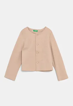 United Colors of Benetton cardigan copii culoarea roz, 2SQBGN03F imagine