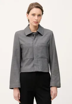 United Colors of Benetton jacheta pentru femei, cu adaos de lana imagine