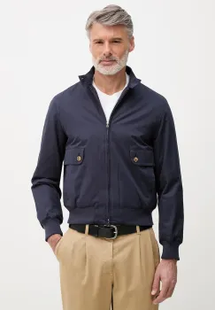 United Colors of Benetton jacheta scurta barbati cu bumbac imagine