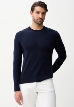 United Colors of Benetton pulover de casmir culoarea bleumarin, light, 1033U105S imagine