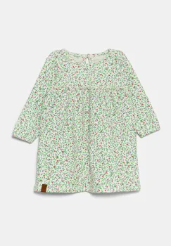 United Colors of Benetton rochie fete culoarea alb, midi, evazata, 3OBQAV00H imagine