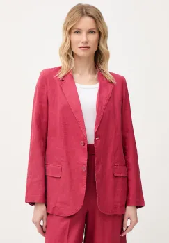 United Colors of Benetton Sacou cu un singur rand de nasturi de dama din in imagine