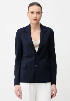 United Colors of Benetton sacou cu un singur rand de nasturi pentru femei, cu vascoza imagine