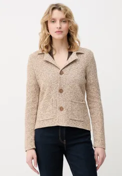 United Colors of Benetton sacou cu un singur rand de nasturi pentru femei, din bumbac imagine