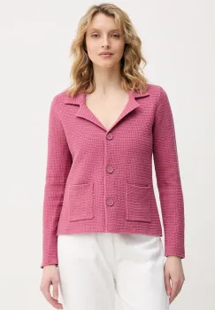 United Colors of Benetton sacou cu un singur rand de nasturi pentru femei, din bumbac imagine